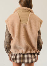 Load image into Gallery viewer, Bella Oversized Sherpa Vest (2 Colors)
