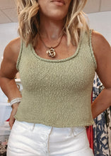 Load image into Gallery viewer, Alli Textured Knit Tank (3 Colors)
