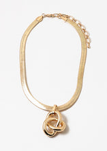 Load image into Gallery viewer, Gold Knot Necklace
