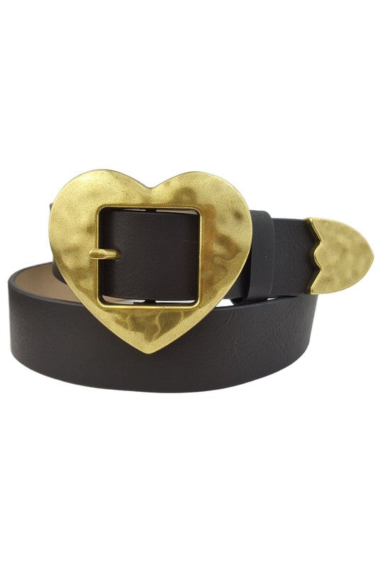 Vintage Love Heart Buckle Belt